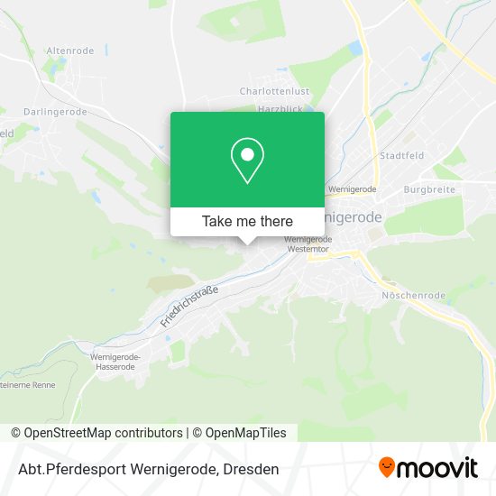 Карта Abt.Pferdesport Wernigerode