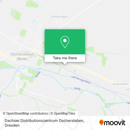 Карта Dachser Distributionszentrum Oschersleben
