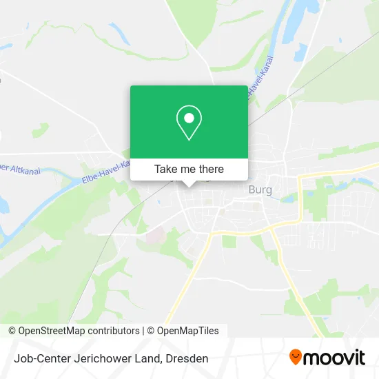 Карта Job-Center Jerichower Land