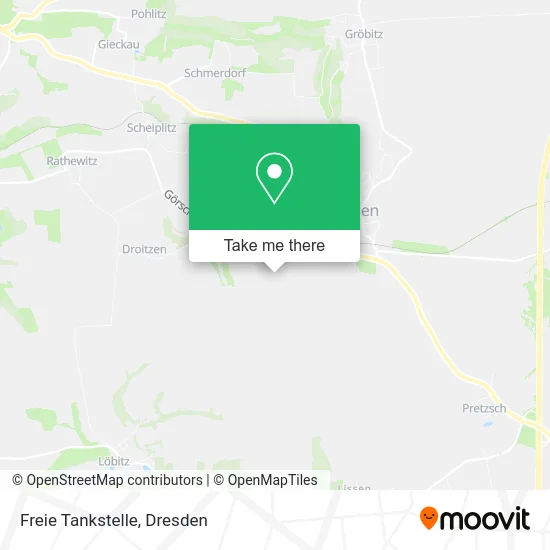 Карта Freie Tankstelle