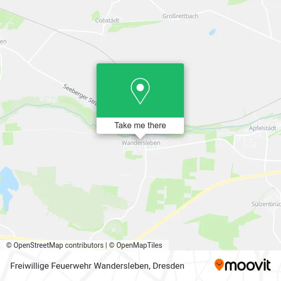 Карта Freiwillige Feuerwehr Wandersleben