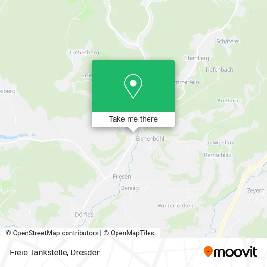 Карта Freie Tankstelle