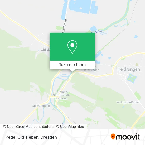 Карта Pegel Oldisleben