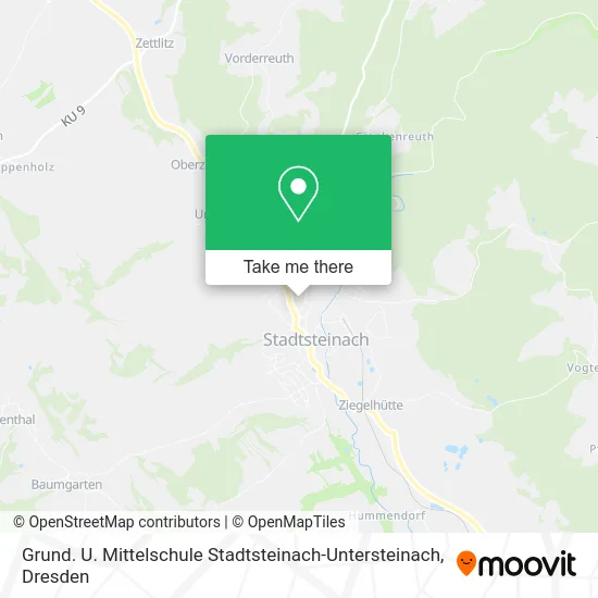 Карта Grund. U. Mittelschule Stadtsteinach-Untersteinach