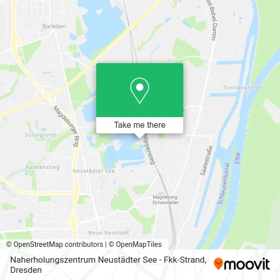 Карта Naherholungszentrum Neustädter See - Fkk-Strand