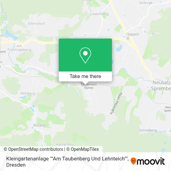Карта Kleingartenanlage ""Am Taubenberg Und Lehnteich""