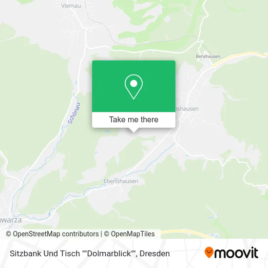 Карта Sitzbank Und Tisch ""Dolmarblick""