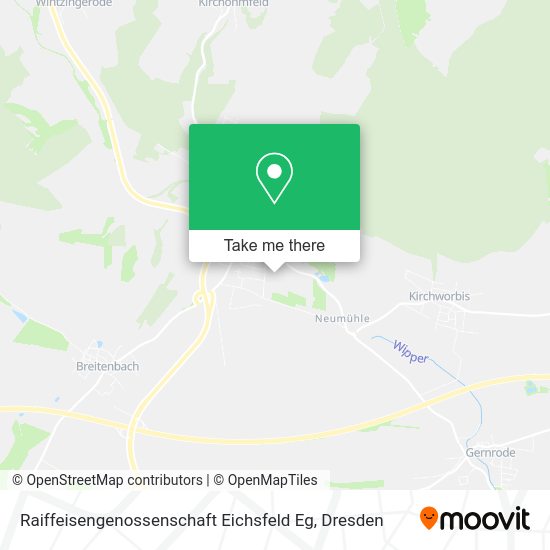 Карта Raiffeisengenossenschaft Eichsfeld Eg