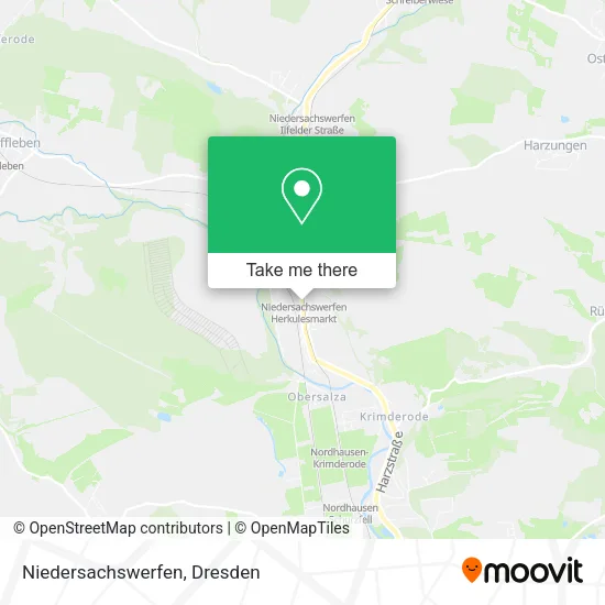 Карта Niedersachswerfen