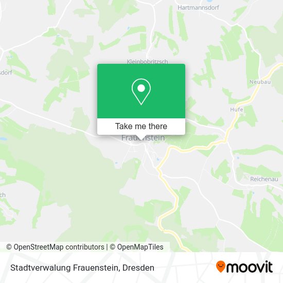 Карта Stadtverwalung Frauenstein