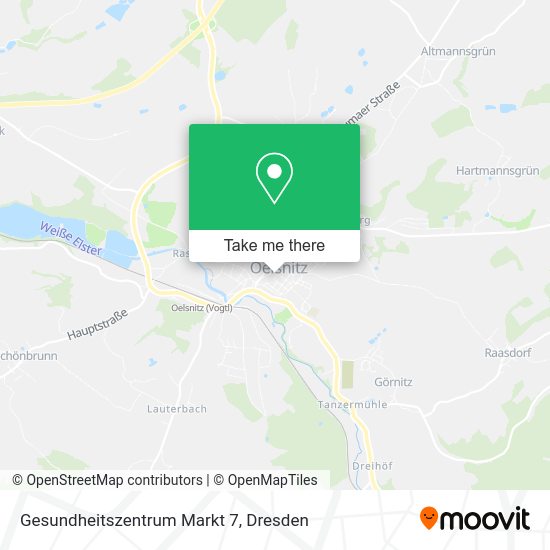 Карта Gesundheitszentrum Markt 7