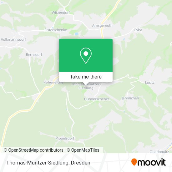 Карта Thomas-Müntzer-Siedlung