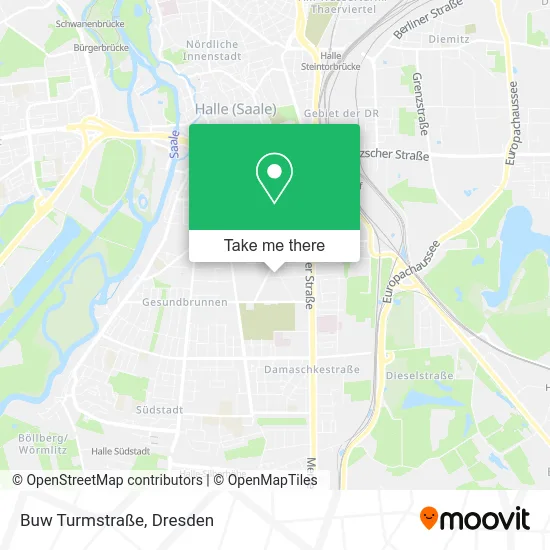 Карта Buw Turmstraße