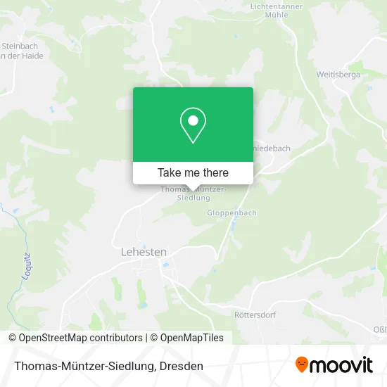 Карта Thomas-Müntzer-Siedlung