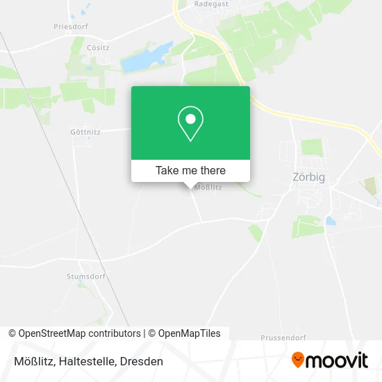 Карта Mößlitz, Haltestelle