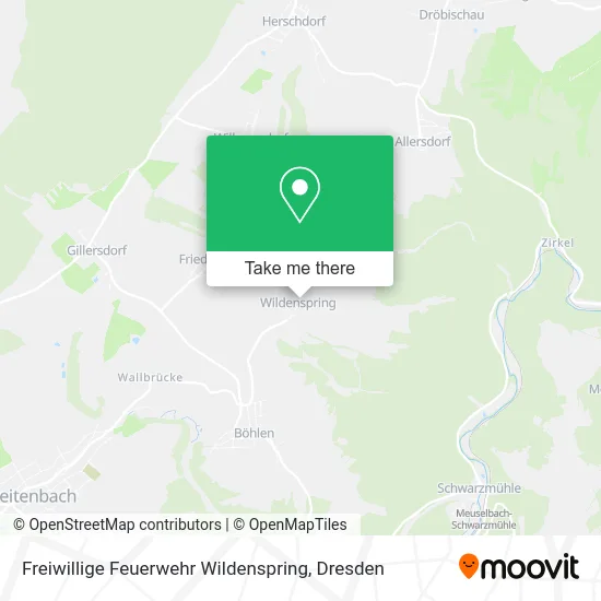 Карта Freiwillige Feuerwehr Wildenspring