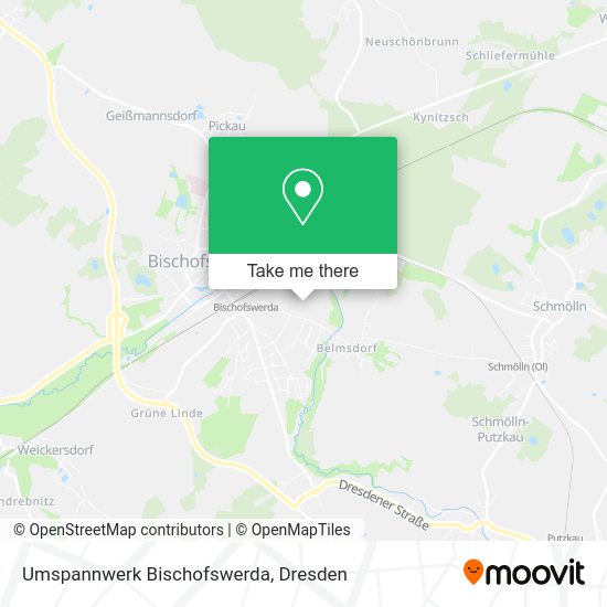 Карта Umspannwerk Bischofswerda