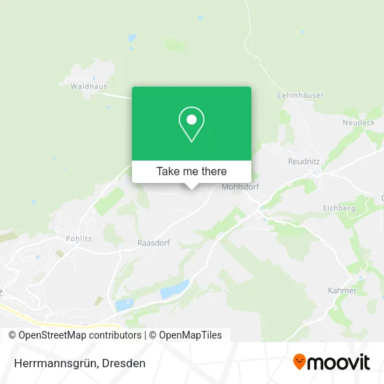 Карта Herrmannsgrün