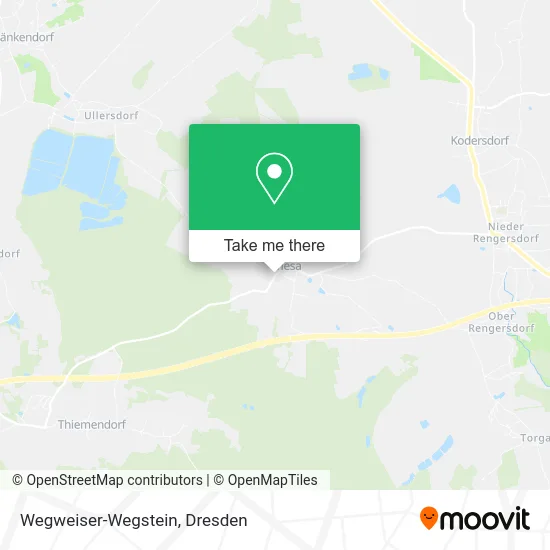 Карта Wegweiser-Wegstein