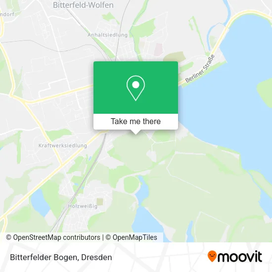 Карта Bitterfelder Bogen