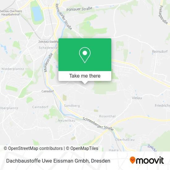 Карта Dachbaustoffe Uwe Eissman Gmbh