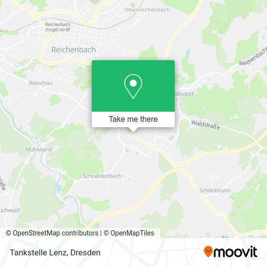 Карта Tankstelle Lenz