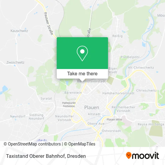 Карта Taxistand Oberer Bahnhof