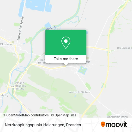 Карта Netzkopplungspunkt Heldrungen