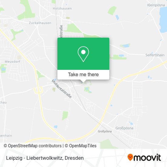 Карта Leipzig - Liebertwolkwitz