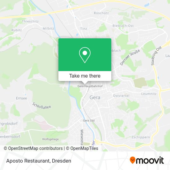 Карта Aposto Restaurant