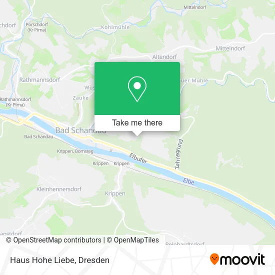 Карта Haus Hohe Liebe