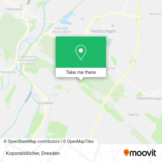 Карта Koporalslöcher