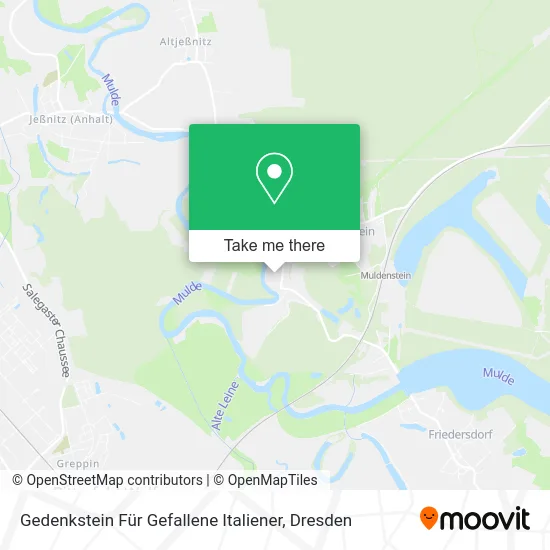Карта Gedenkstein Für Gefallene Italiener