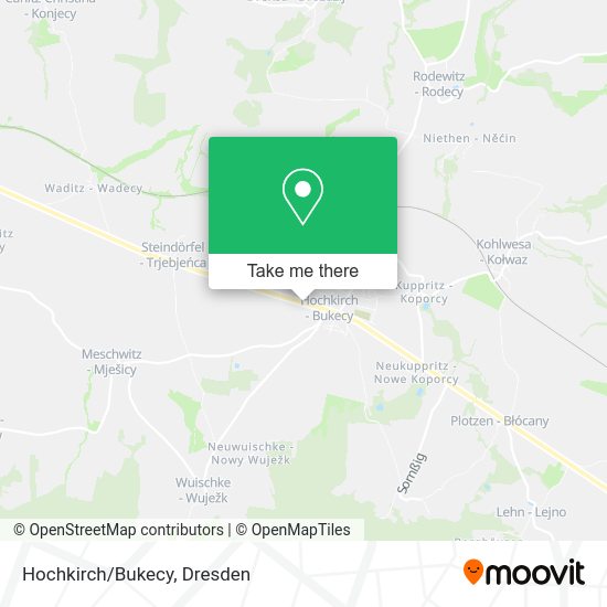 Карта Hochkirch/Bukecy