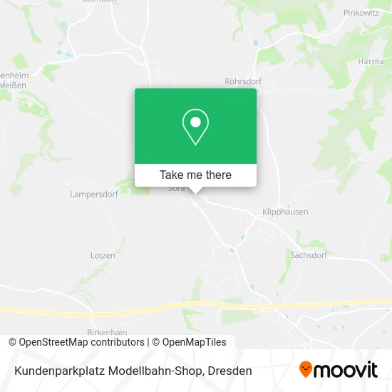 Карта Kundenparkplatz Modellbahn-Shop