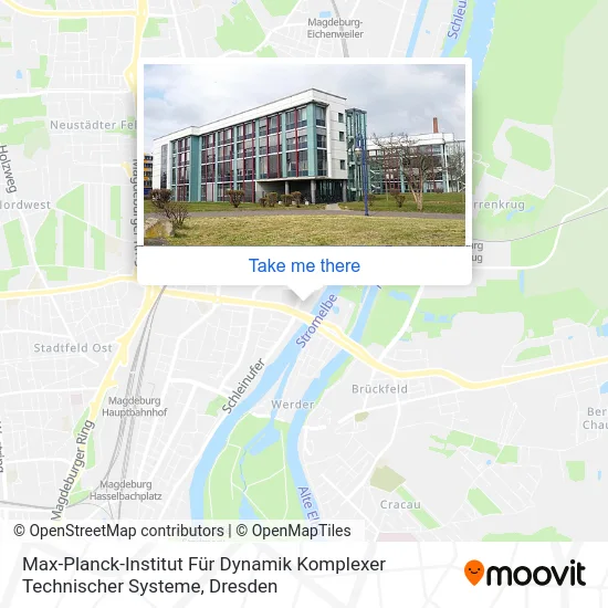 Карта Max-Planck-Institut Für Dynamik Komplexer Technischer Systeme