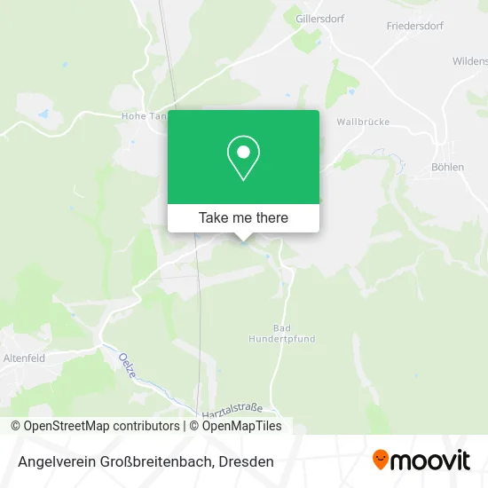 Карта Angelverein Großbreitenbach