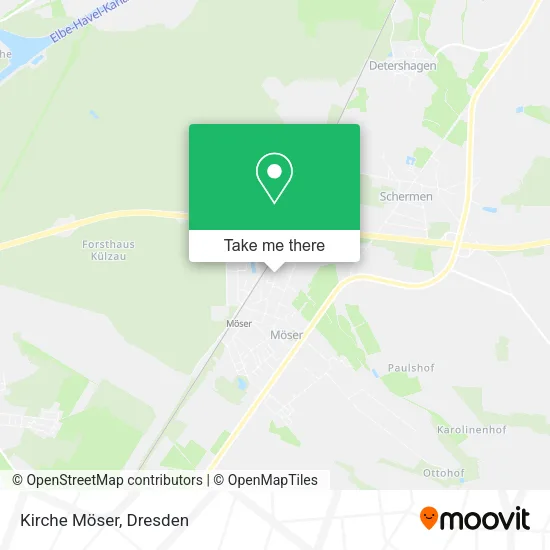 Карта Kirche Möser