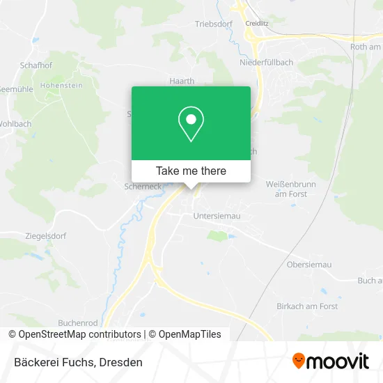 Карта Bäckerei Fuchs