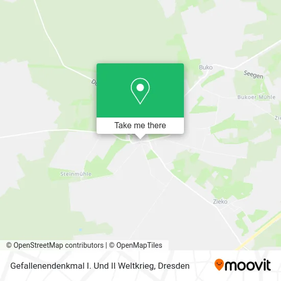 Карта Gefallenendenkmal I. Und II Weltkrieg