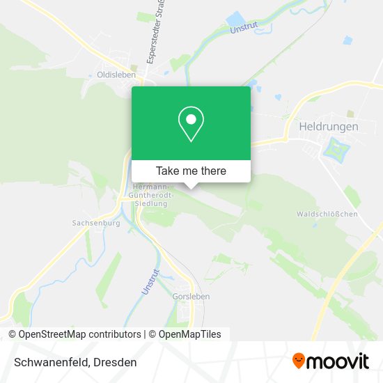 Карта Schwanenfeld