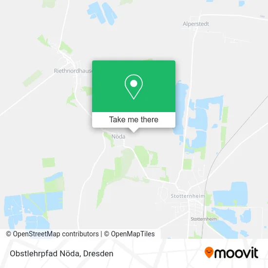 Карта Obstlehrpfad Nöda