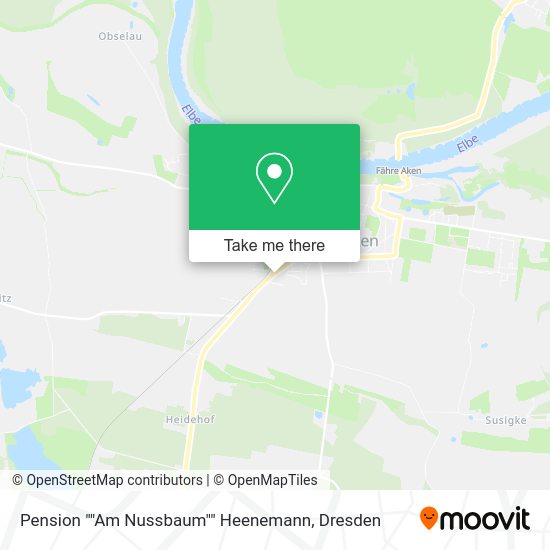 Карта Pension ""Am Nussbaum"" Heenemann