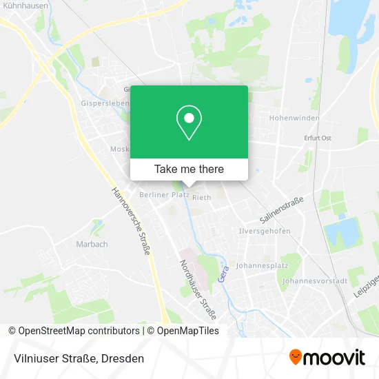 Карта Vilniuser Straße