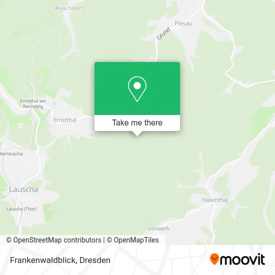Карта Frankenwaldblick