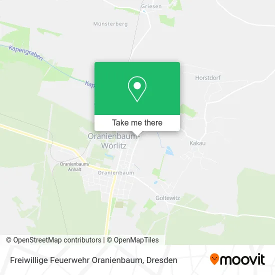 Карта Freiwillige Feuerwehr Oranienbaum