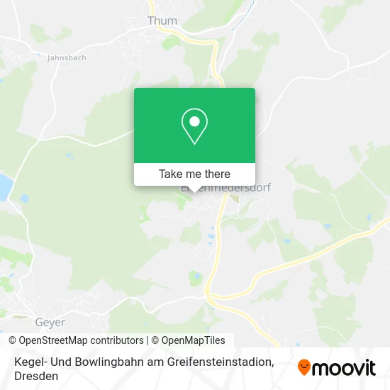 Карта Kegel- Und Bowlingbahn am Greifensteinstadion