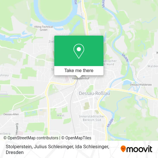 Карта Stolperstein, Julius Schlesinger, Ida Schlesinger