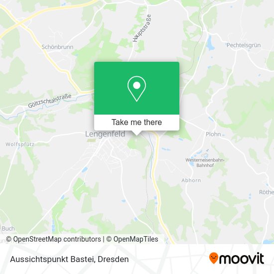 Карта Aussichtspunkt Bastei