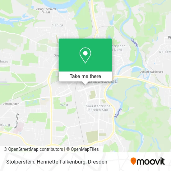 Карта Stolperstein, Henriette Falkenburg